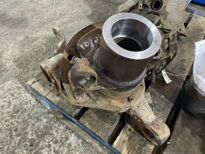 Замена оси на поворотном кулаке SAF
