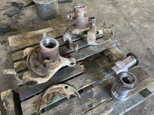 Замена оси на поворотном кулаке САФ